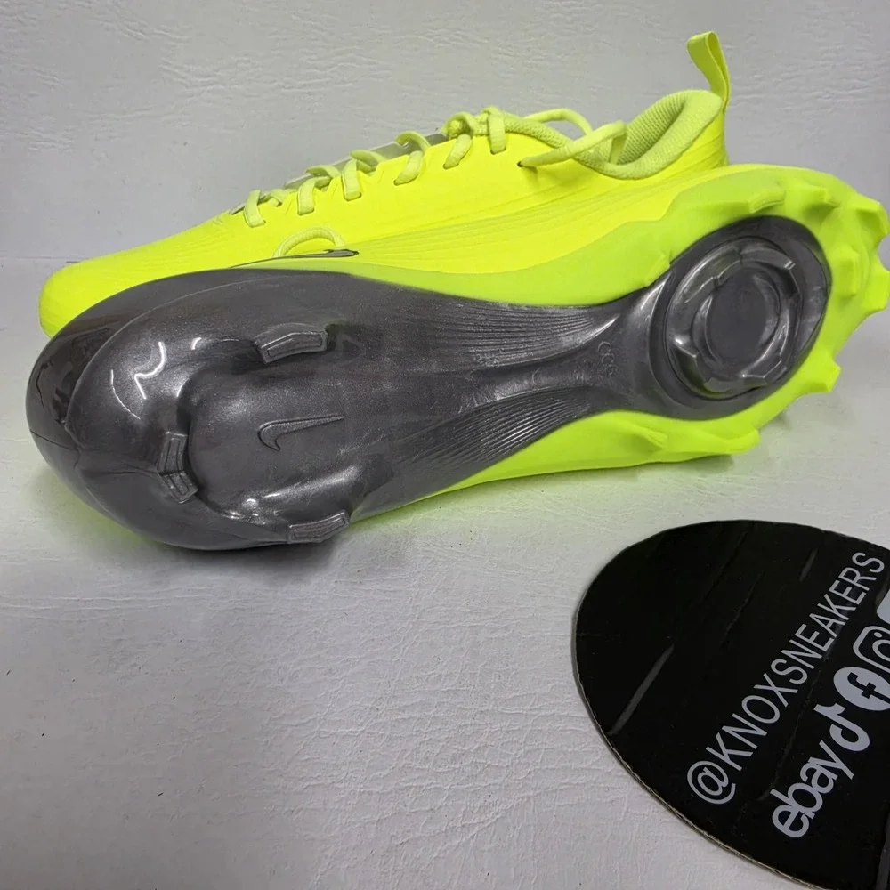 Nike Vapor Speed 3 Football Cleats Volt  Silver PROMO IQ5164-700 Men's Size 12